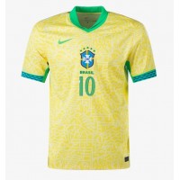 Maglia Calcio Brasile Rodrygo Goes #10 Prima Divisa Copa America 2024 Manica Corta